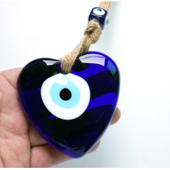 New love turtle house blue eyes glass jewelry devil eye home office wall decoration hanging evil eyes pendant charm