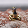 Online Fashion Jewellery 18K Gold Rainbow Cubic Zirconia Huggie Hoop Earrings