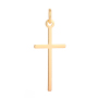 Wholesale Diy Making Pendants Religion Cross Baroque Charm 18k Gold Filled Charms Plated Sparkly Zircon Copper Jewelry