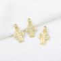 High Quality Women Necklace Replaceable Gold Plated Pendants Crosses Charms for Jewelry Making
