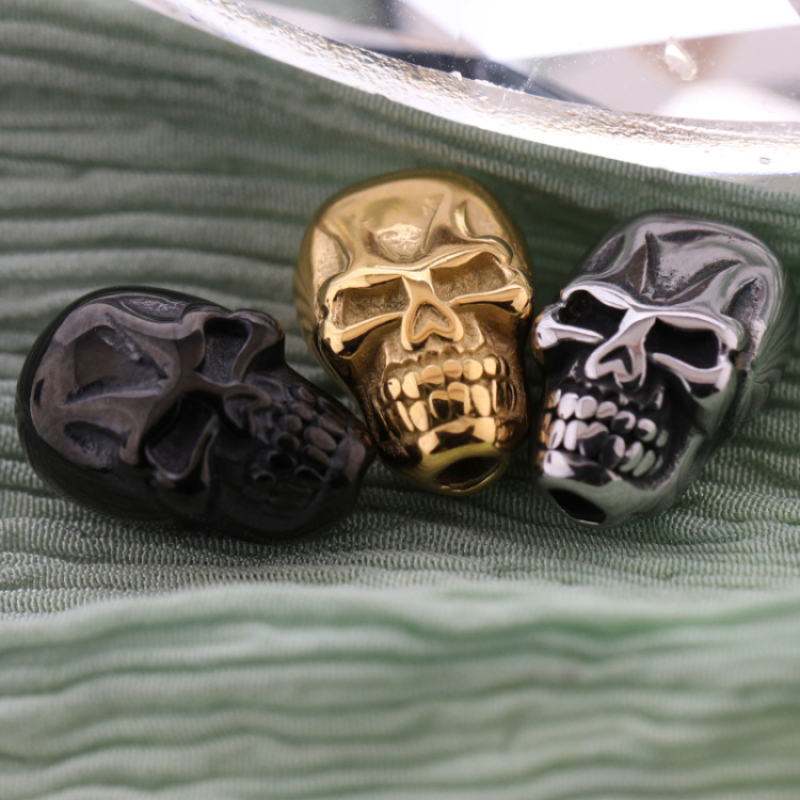 2021 New Fashion DIY Large Hole Skull Beads Jewellery for Sale