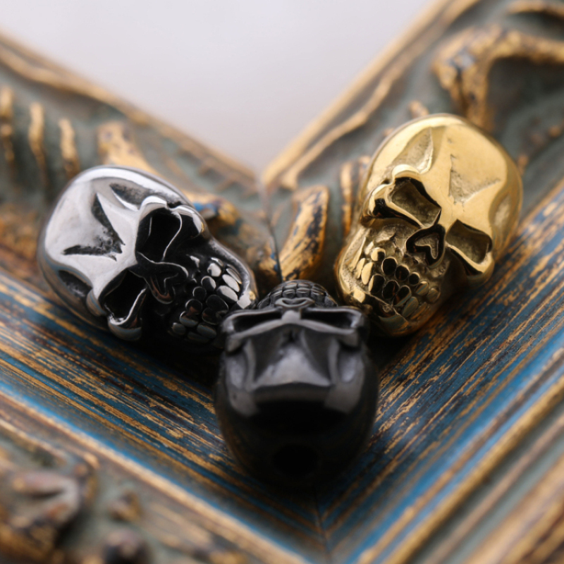 2021 New Fashion DIY Large Hole Skull Beads Jewellery for Sale