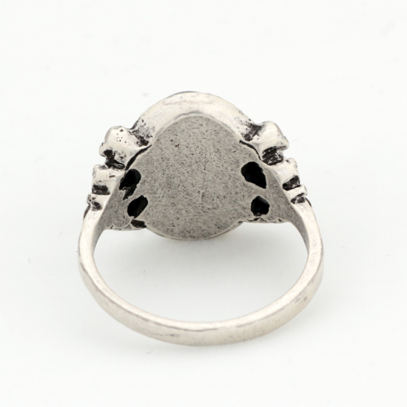 New Bohemian Style Cute Antique Silver Plated Color Change Mood Stone Ring Jewelry
