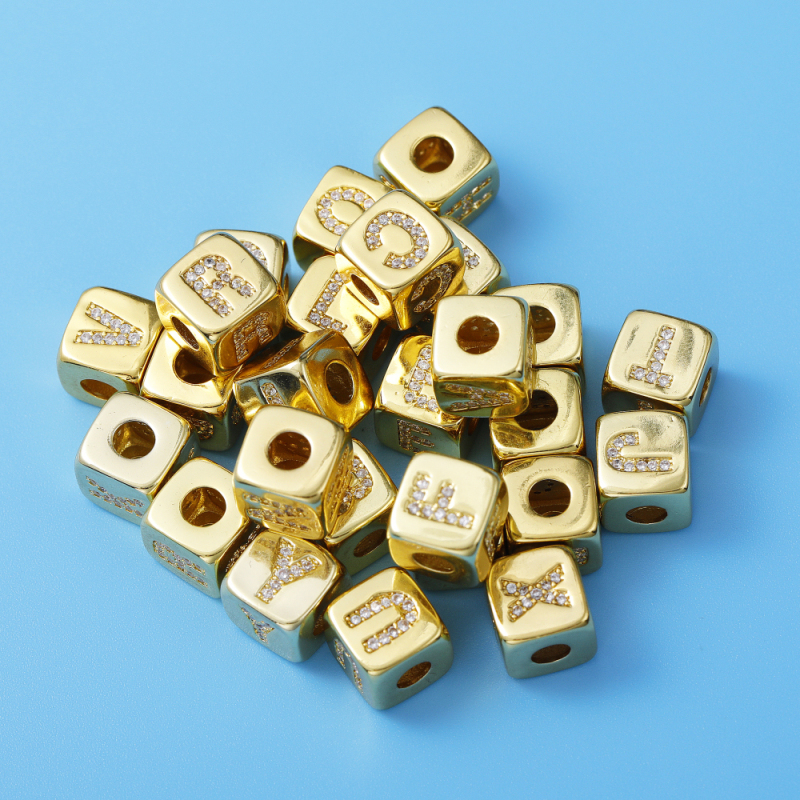 Brass Spacer DIY Jewelry Making Supplies Jewellery Initial Letter  Spacers Beads for jewelry Making