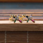 Trendy Designer Gold Plated Korean Micro Insert Zirconia Zircon Crosses Earrings for Women and Girl