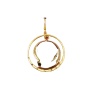 2021 Custom Women Fashion Accessories Gold Plated Round Drop Ear Ring Snail Shell Jewellery Dangle Earrings