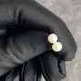 3Pairs 2022 New Arrivals 925 Sterling Silver Round Shape Jewelry Simple Pearl Little Gold Bead Stud Earring for Girls