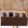 DIY Jewelry Micro Pave Round Copper Spacer Beads Charm for Women Bracelet Making