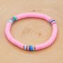 Popular  Women 2021 Fashion Jewelry Polymer Clay Bracelet Disc Beads Bracelets Summer Beach Bracelet