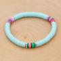 Popular  Women 2021 Fashion Jewelry Polymer Clay Bracelet Disc Beads Bracelets Summer Beach Bracelet