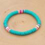 Popular  Women 2021 Fashion Jewelry Polymer Clay Bracelet Disc Beads Bracelets Summer Beach Bracelet