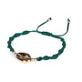 Best friendship jewelry handmade bohemian style gold and silver cowrie shell charm bracelet
