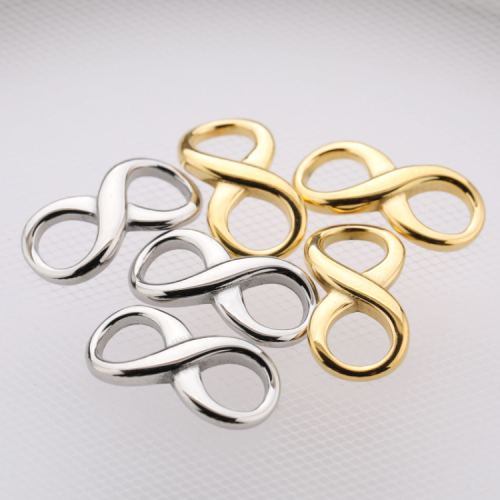 Gold and Silver Plated Infinite Charms Bracelet Necklace Charms for DIY Jewelry
