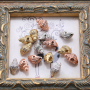 BOHEMIA Style High Quality Jewelry Accessories Micro Insert Zircon Copper Sea Snail Charms Pendants for Designers  Gift