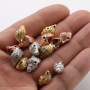 BOHEMIA Style High Quality Jewelry Accessories Micro Insert Zircon Copper Sea Snail Charms Pendants for Designers  Gift