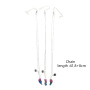 3Pcs/Set Best Friends Children Gift Jewelry Enamel Broken Heart Necklaces Set Chain Necklace