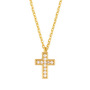Special Offer Female Accessories Necklace Chain Pendant Cross Necklace Ins Minority Design Diamond Necklace Jewelry Copper