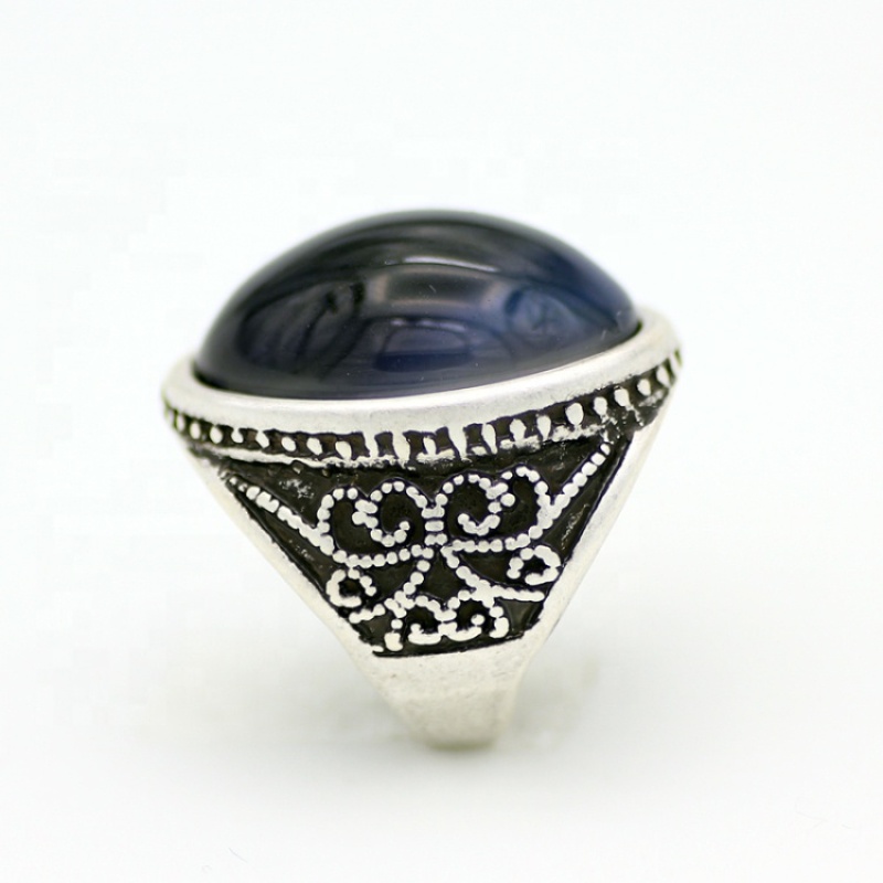Magic Color Change Ring Luxury Aulic Emotion Feeling Mood Stone Ring for Women