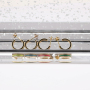 New 2021 Trendy Micro Insert Zirconia Design Charm Jewelry Circle Hoop Earrings for Women and Girl