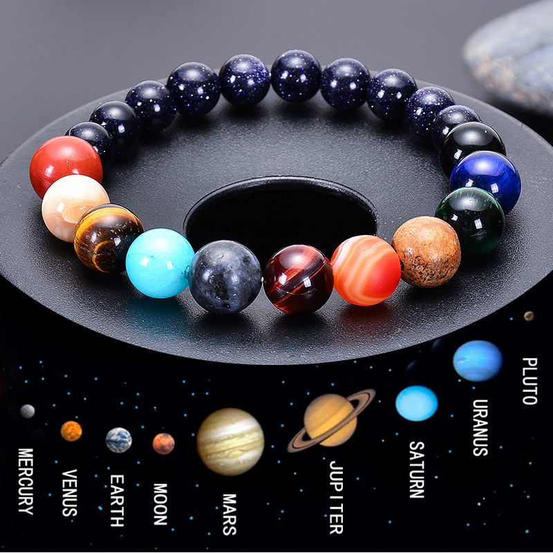 Top Selling MOJO New Design Starry Night Series Solar System Eight Planets Bracelet