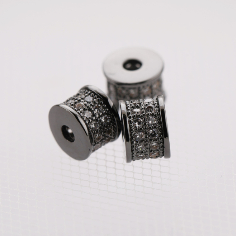 Bracelet Necklace Making Accessories Gold and Silver Plated Copper Spacer Bead Charms