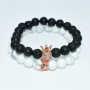Wholesale Minimalist  Superior Quality Bracelets For Couples 4 Colors Crown Beads Bracelets Womens