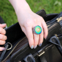 Fancy Womens Exaggerated Retro Silver Plated Mood Stone Ring MJRS046