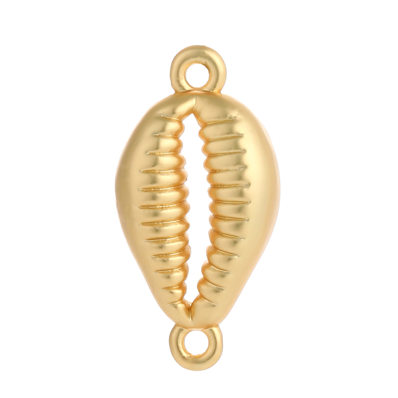 Custom Woman Pendant Charms 18k gold Plated Hand Made Jewelry Leaves babe copper Fishhook Clasp Conch Accessories