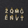 Gold Plated Necklace Pendants Colorful Simple Designer Initial Charms for Jewelry Making