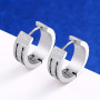 2021 Custom Women Fashion Accessories Gold Plated Jewelry Huggie Earrings Stainless Steel Earrings Saudi Gold Hoop Earrings