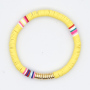 Fashion Women 2021 Summer Polymer Clay Beads Bracelet African Gold Plated Beads Handmade Boho Jewelry