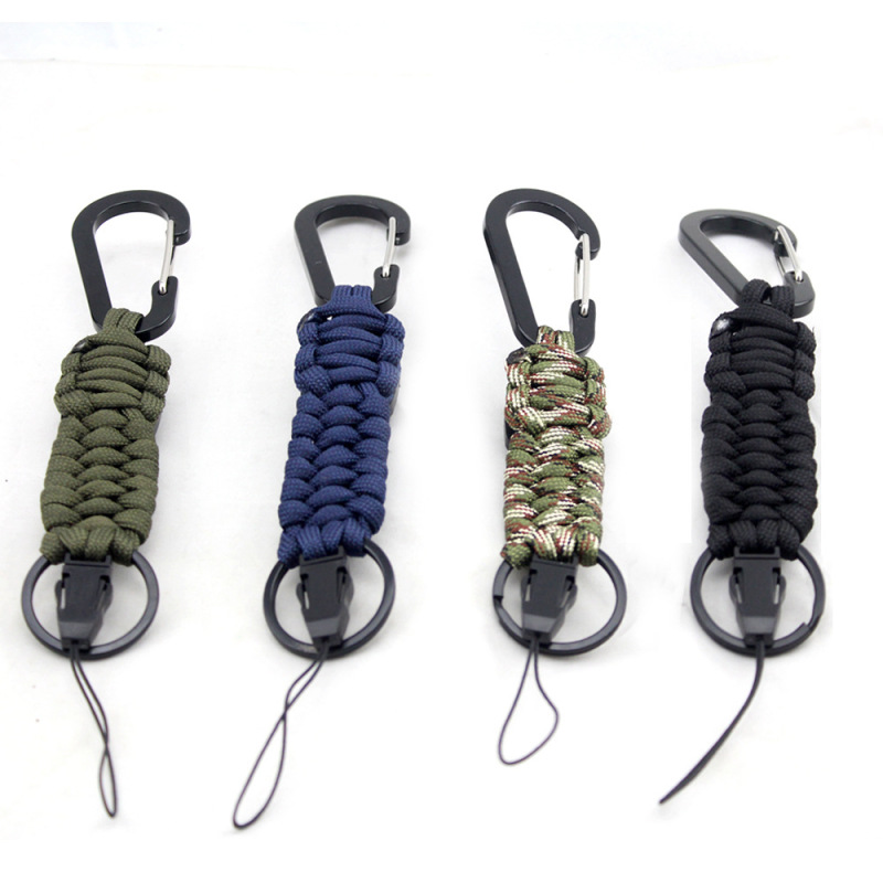 2021 Fashion Design Online Hot Sale Outdoor Clamping Keychain Custom Carabiner Key Chain with