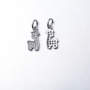 Simple Micro Insert Zirconia Necklace Gold Brass Giraffe Jewelry Pendants Charms for Jewelry Making