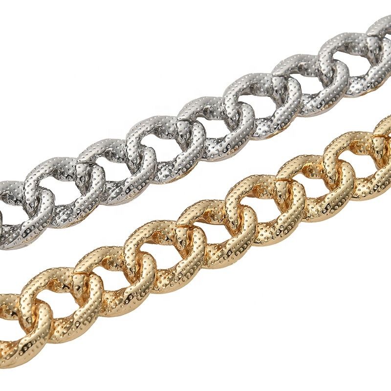 New Trendy Hiphop Style Men Cool Iced Out BlingBling Crystal Cuban Link Chain Necklace with Rhinestone