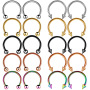 Wholesale Horseshoe Stud Earrings Jewelry Gold Plated 316 Stainless Steel Perforation Nose Rings For Men Women
