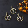 High Quality Jewelry for Womens Special Colourful Design Pendants Cross Charms for Jewelry Making