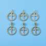 High Quality Jewelry for Womens Special Colourful Design Pendants Cross Charms for Jewelry Making