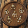 High Quality Jewelry for Womens Special Colourful Design Pendants Cross Charms for Jewelry Making