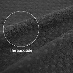 wholesale yarn dyed black custom jacquard 100% polyester knit fabric for sportswear