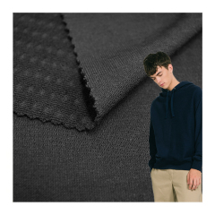 wholesale yarn dyed black custom jacquard 100% polyester knit fabric for sportswear