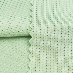 Quick dry polyester spandex mesh sport stretch fabric for breathable t shirt