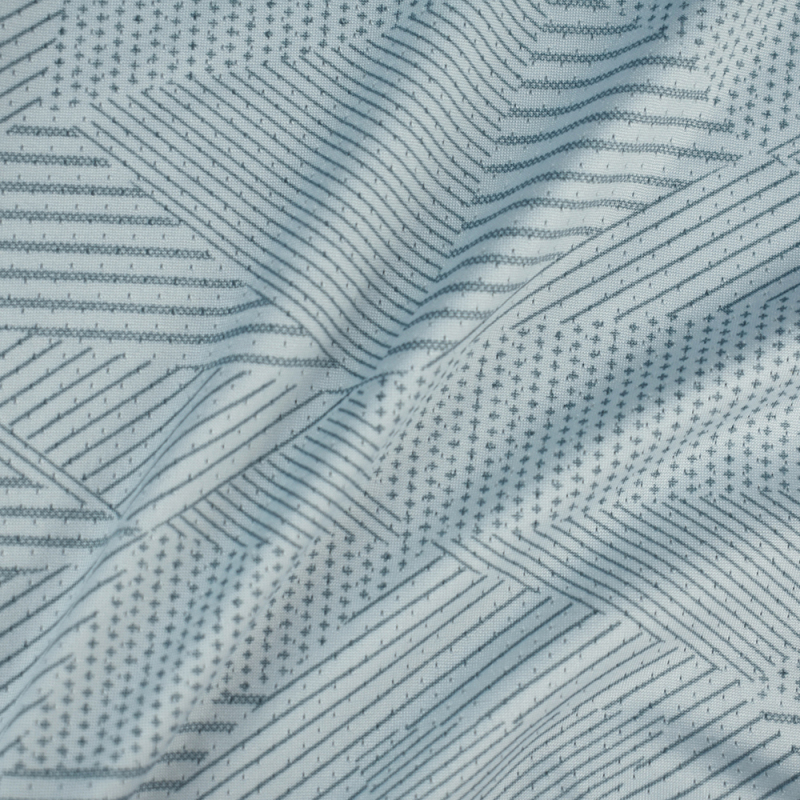 Breathable quick dry stretch spandex Polyester Bird eye printed Mesh Knitted Fabric For T-shirt