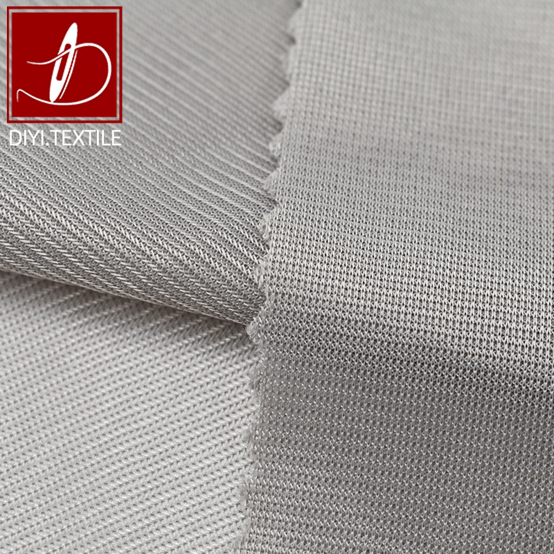 New arrival knitted warp dry fit 100% polyester flat fabric for t shirt