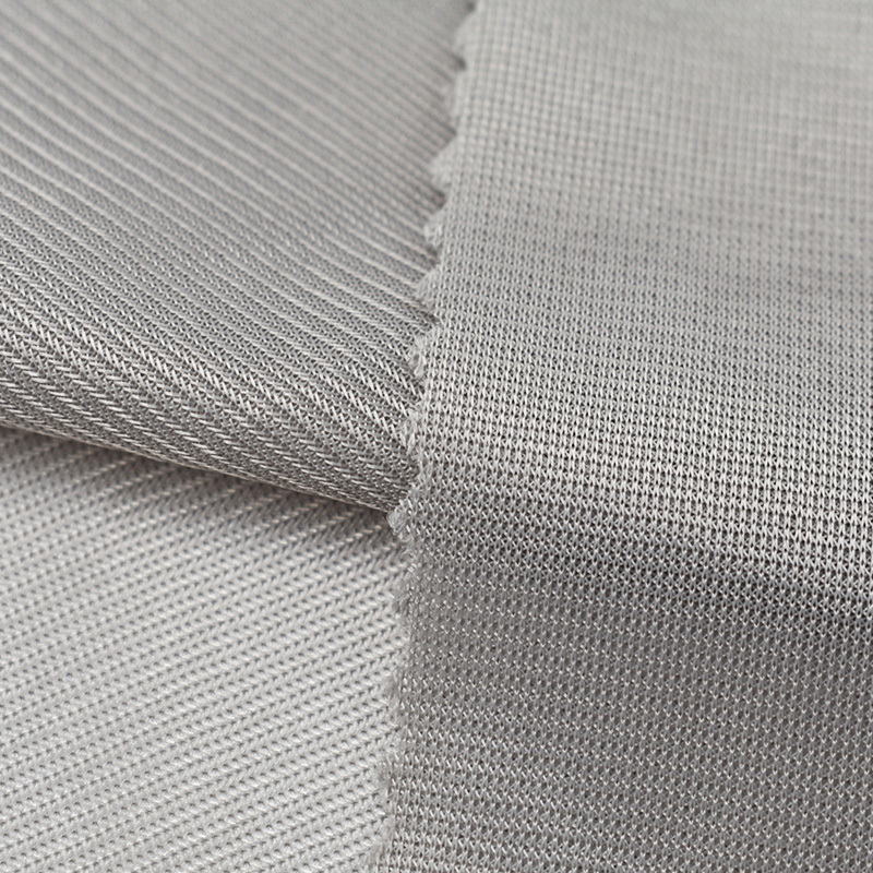 New arrival knitted warp dry fit 100% polyester flat fabric for t shirt