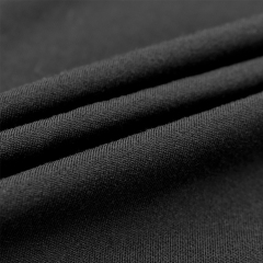 High elasticity 30D 25 spandex 75 polyester double knitted interlock zurich fabric for T-shirt