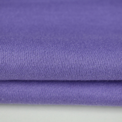 Stock lot thick and solid knit TC polyester brushed fleece fabric cotton for winter autumn hoodie