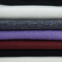 Stock lot thick and solid knit TC polyester brushed fleece fabric cotton for winter autumn hoodie