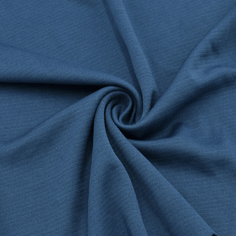 Double jersey stripe mesh 100% polyester fabric recycled t shirt sportswear