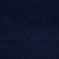 Ready to ship goods 30S CVC cotton polyester solid brushed fleece knit fabric for hoodie
