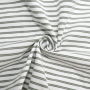 Cool feeling Interlock cationic polyester nylon stretch stripe jacquard zurich lycra plain fabric for garment